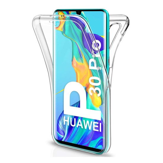 360º Silicon Case for Huawei P30 Pro Transparent 360º Silicon Case for Huawei P30 Pro Transparent